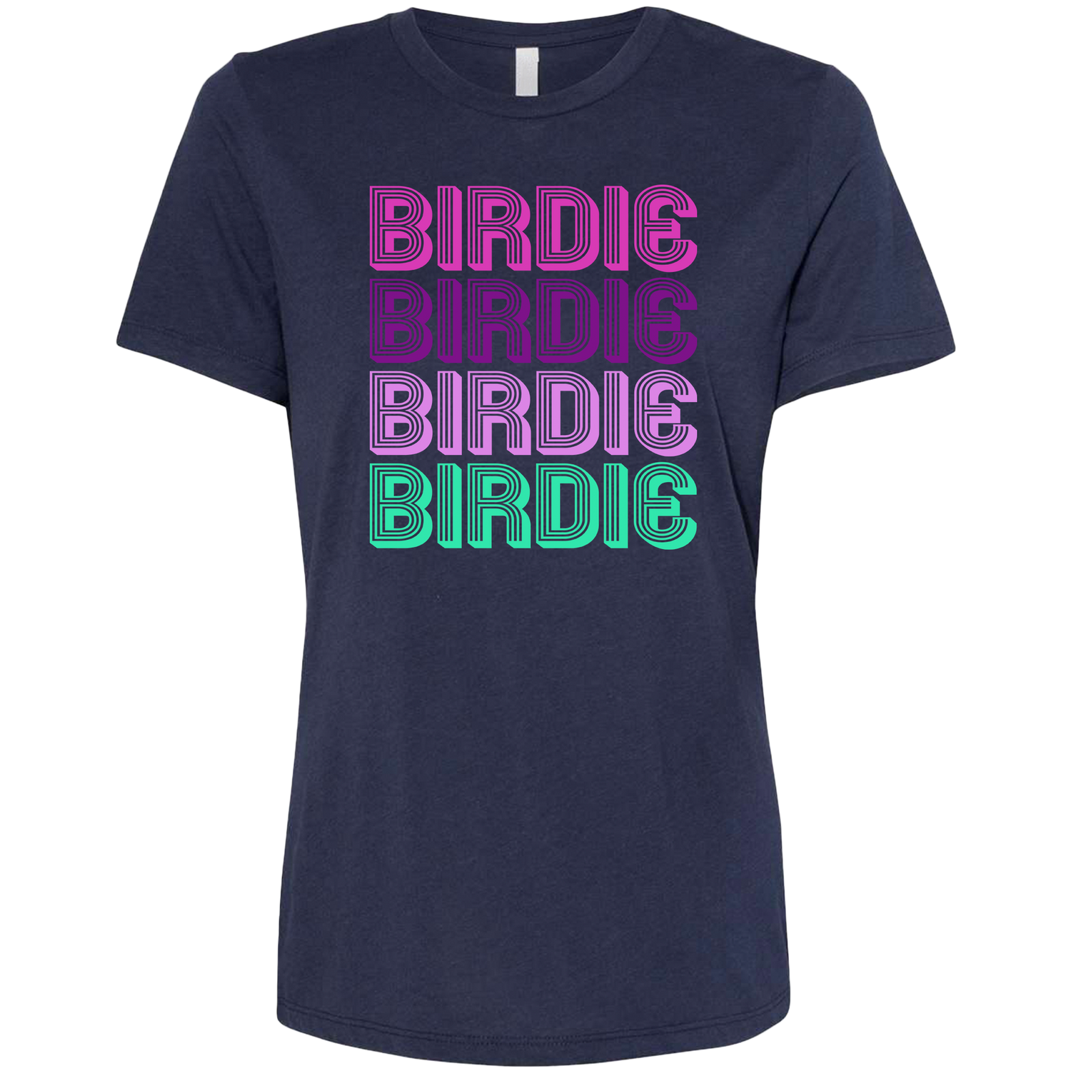 Golf Birdie Women's T-Shirt-Navy