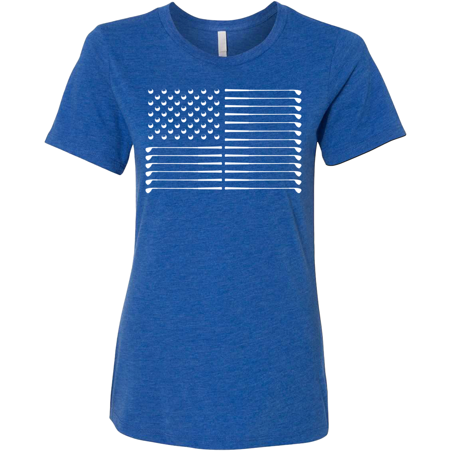 Golf Flag Women's T-Shirt-Royal Blue