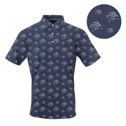 Golf & Tacos Men's Polo-Navy