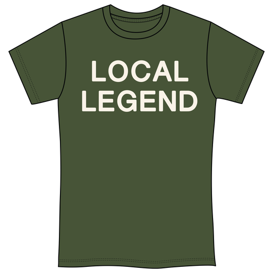 Golf Local Legend Unisex T-Shirt-Military Green