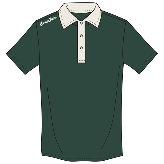 Golf Mason Solid Men's Polo-Forest