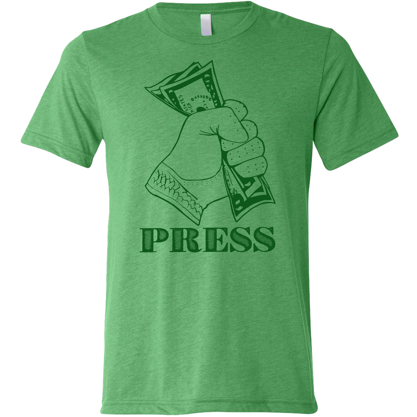 Golf Press Unisex T-Shirt-Green
