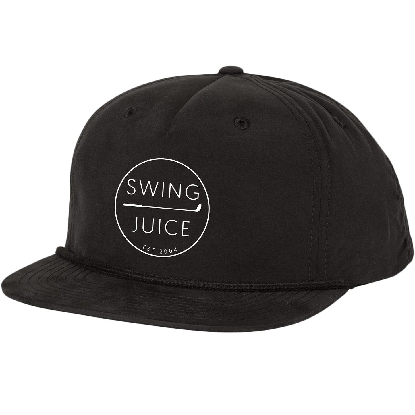 Golf Retro Unisex Rope Hat-Black
