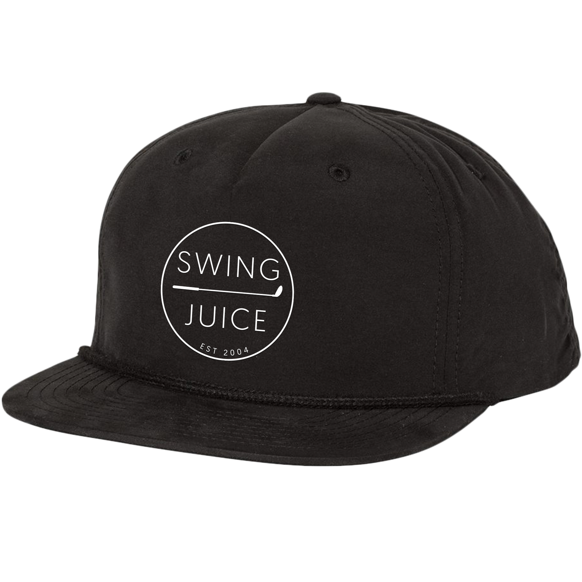 Golf Retro Unisex Rope Hat-Black