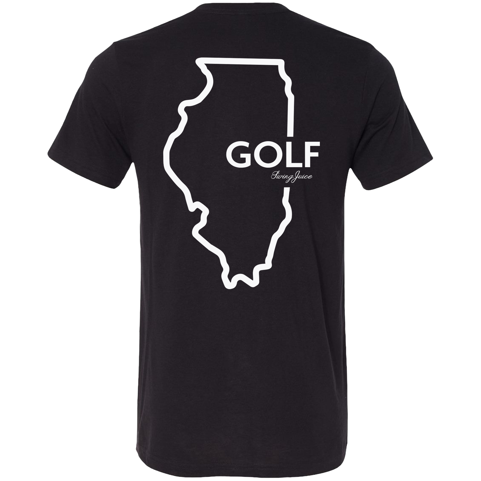 X-Golf Illinois Unisex T-Shirt-Black